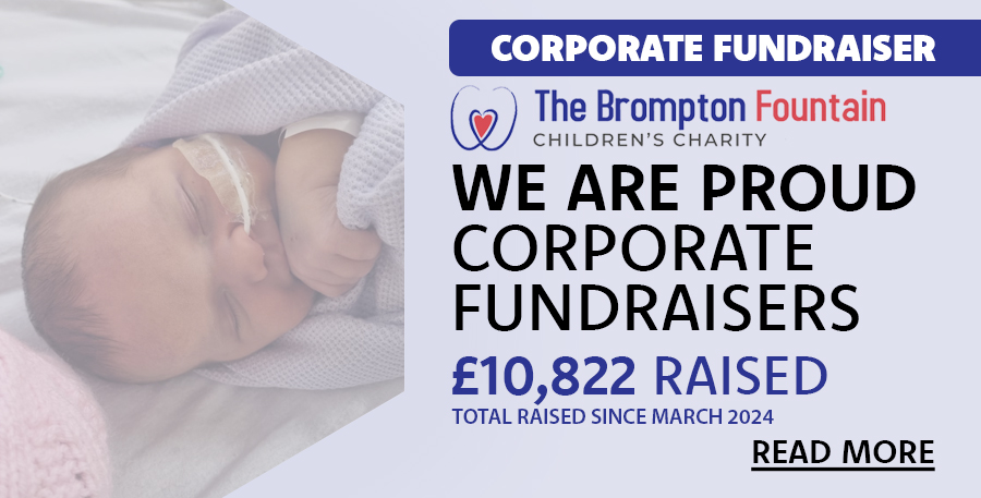 Corporate Fundraiser: Express Appliances proudly support The Brompton Fountain with £10,076 raised so far since March 2024